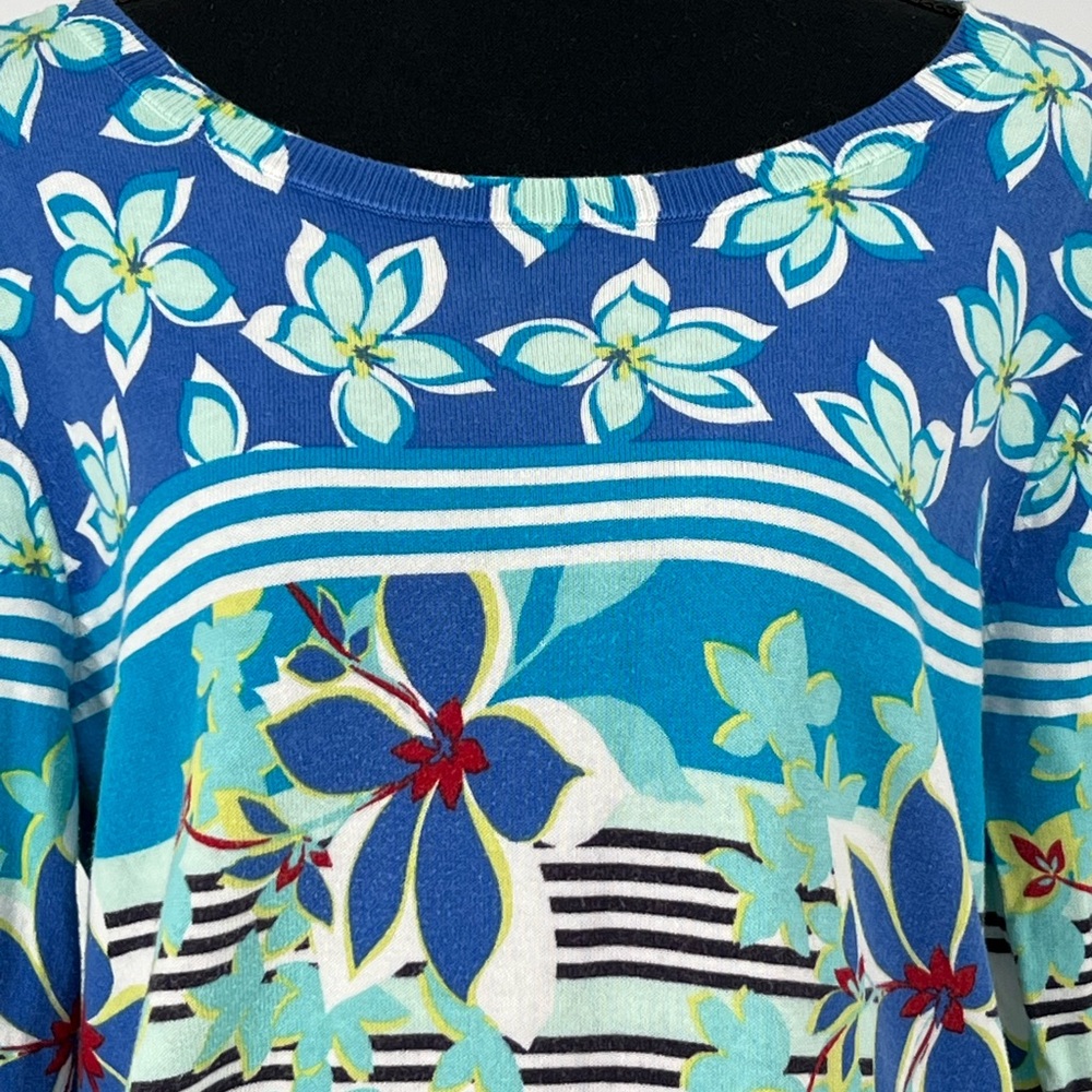 Talbots Lightweight Crewneck Pullover Cotton Swea… - image 5